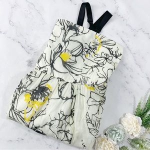 SOLD-Anthropologie Yellow Summer Chrysanthemum Maxi Dress